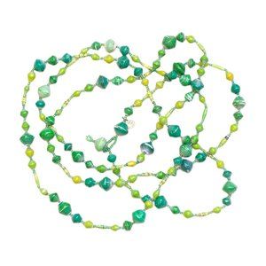 Bead for Life Etana Necklace, Green, Single Strand